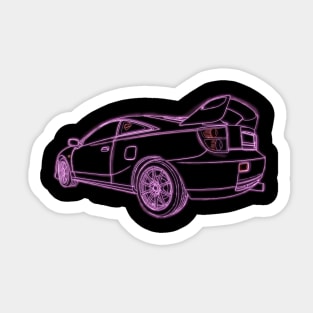 Neon Toyota celica Sticker